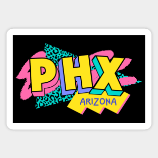 Retro 90s Phoenix PHX / Rad Memphis Style / 90s Vibes Magnet